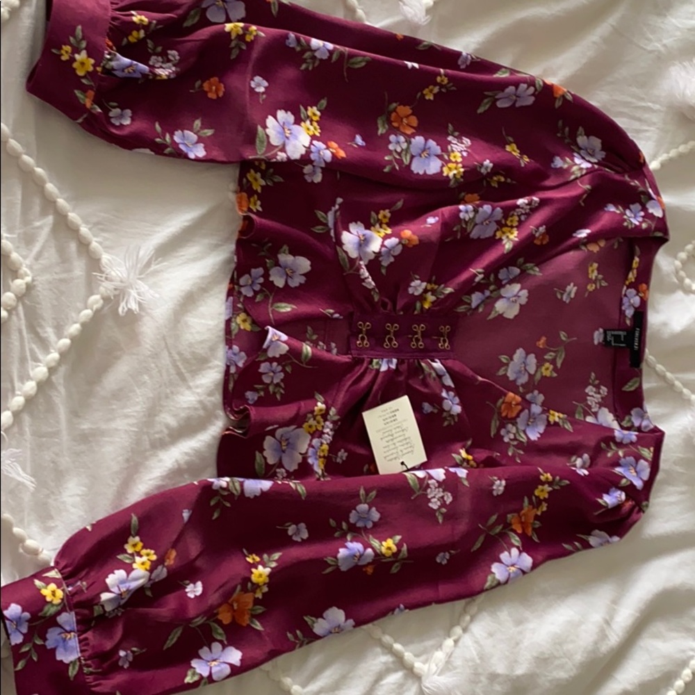 Pink floral Blouse